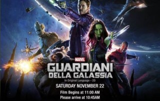 Guardiani della Galassia con Medicinema e American International Club Rome