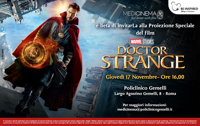 Proiezione speciale del film Doctor Strange