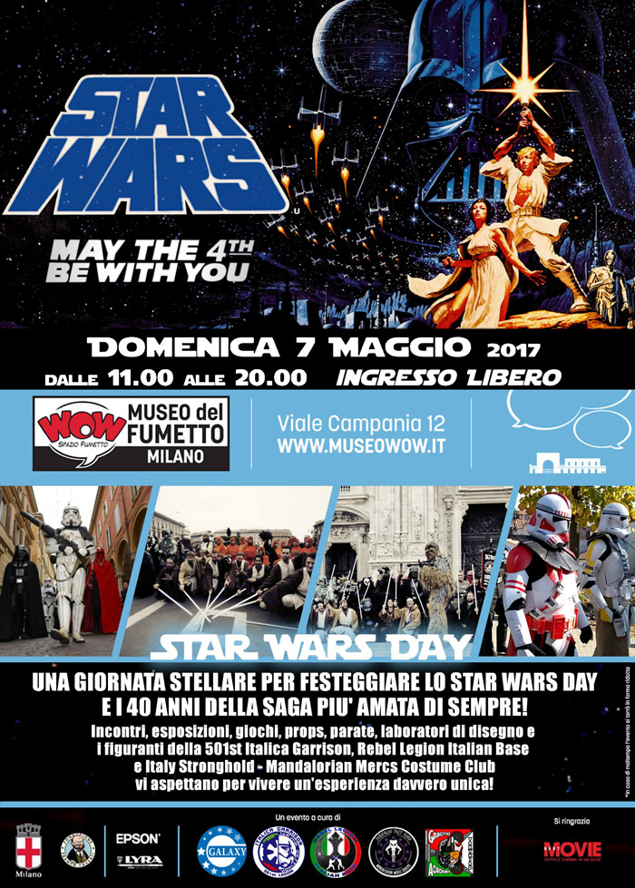 Locandina Star Wars Day Milano