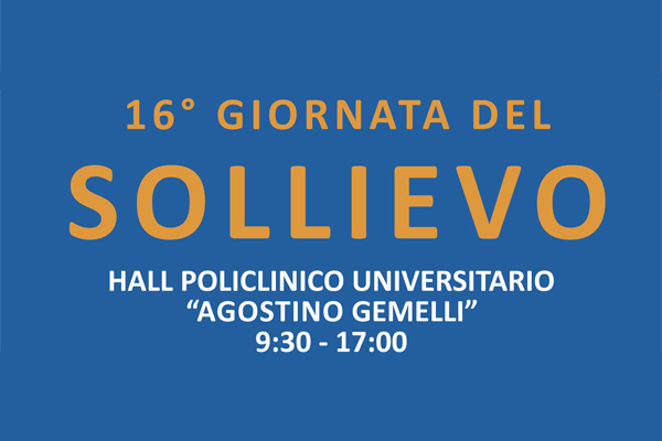 Domenica 28 maggio si svolgerà la Giornata Nazionale del Sollievo