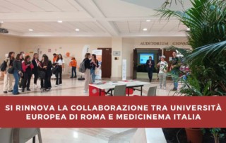 Partnership Università Europea di roma e Medicinema Italia ottobre 2022