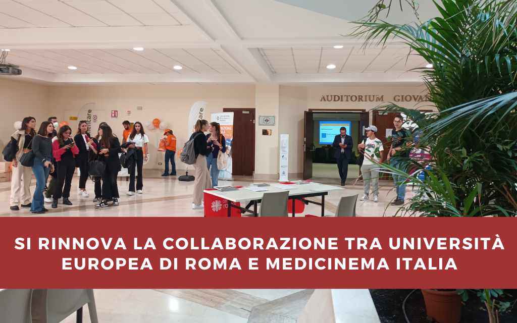 Partnership Università Europea di roma e Medicinema Italia ottobre 2022