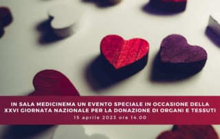 XXVI giornata nazionale donazione organi Medicinema AIDO