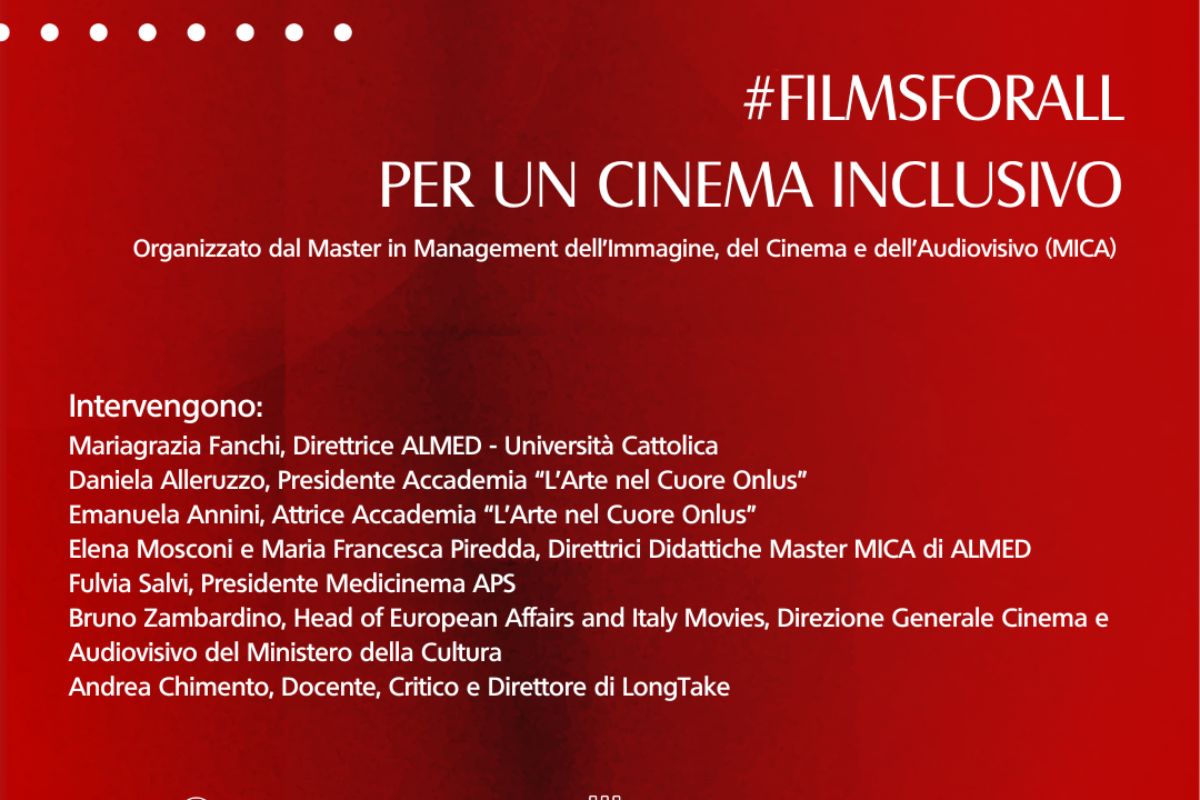 Filmsforall cinema inclusivo Festival del Cinema Venezia 81 jpg